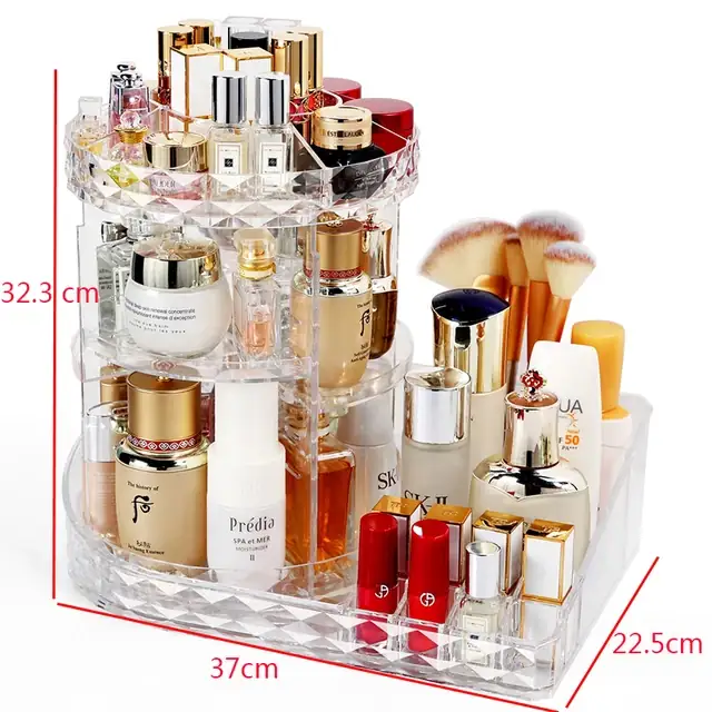 Organizador Giratorio Para Accesorios De Maquillaje  4