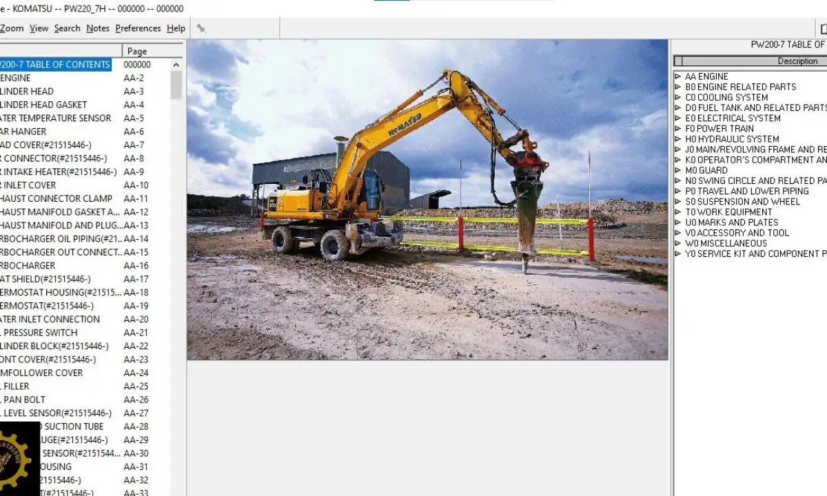 KOMATSU EPC 2022