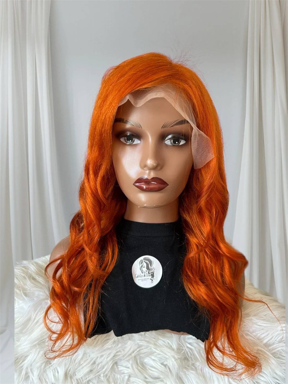Peluca cabello humano, frontal Lace 13x6  , 24 pulgadas 150% densidad  5