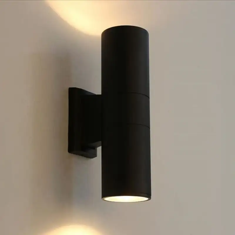 Aplique doble luz negro