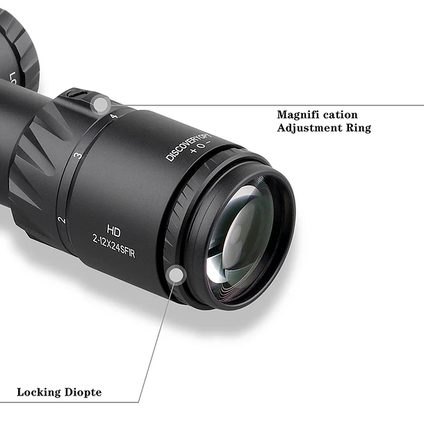 MIRA TELESCÓPICA HD 2-12X24SFIR 5