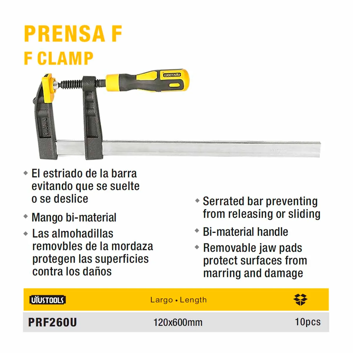 PRENSA F UYUST (60cm) 120 X 600