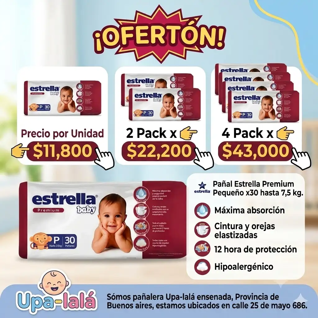 Estrella Premium pequeño x 30U. 2