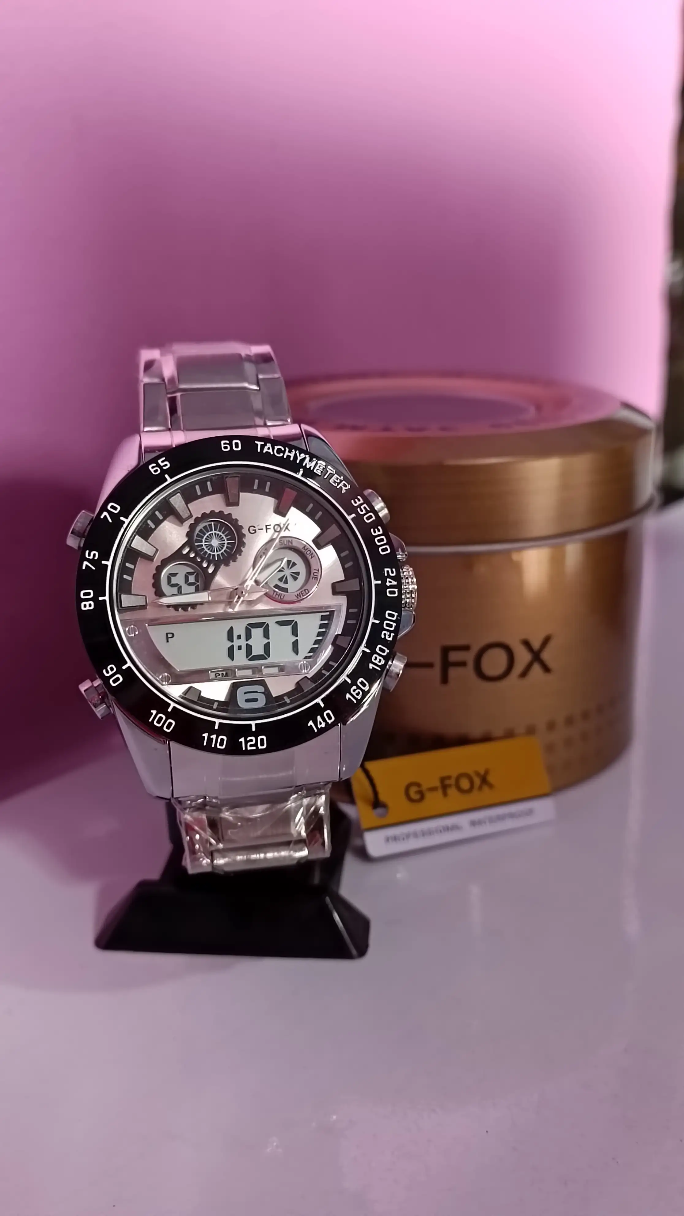 RELOJ HOMBRE ACERO PLATEADO