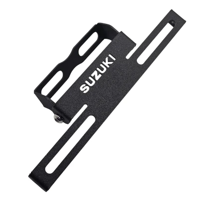 Gixxer 150 / Gixxer 250 / Fender porta placa acero negro ML