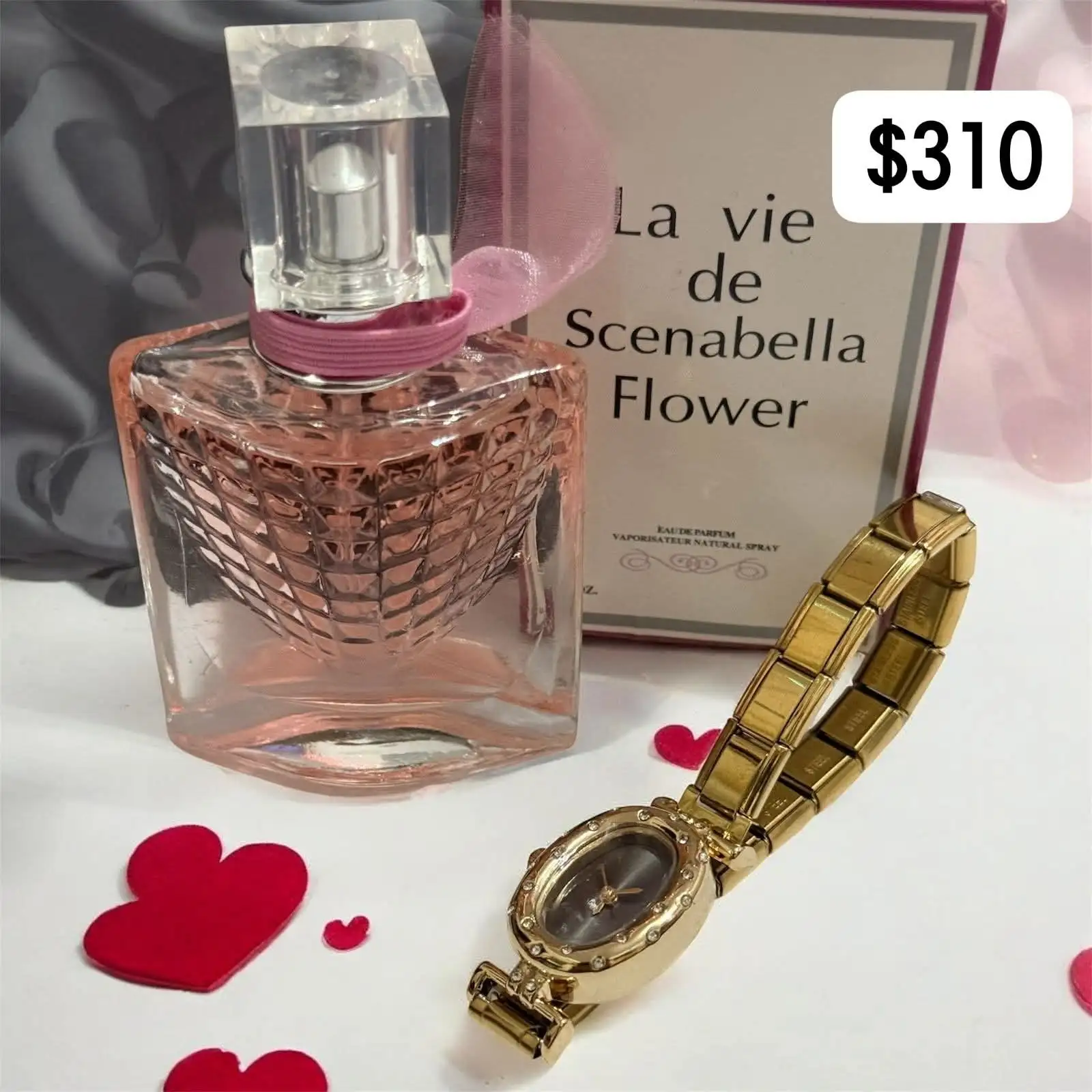 Duo reloj y perfume dama 
