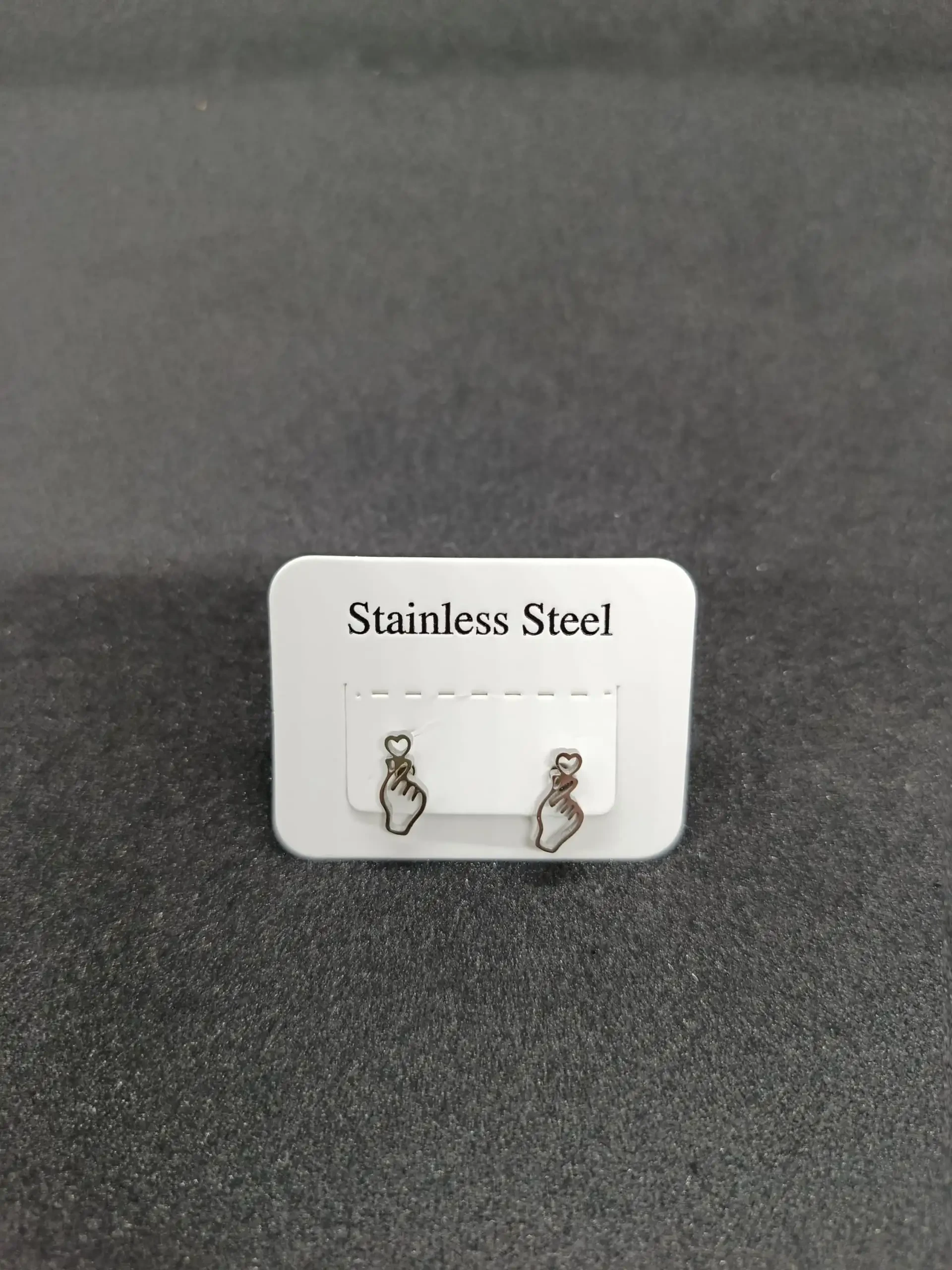 Zarcillos minimalistas/ Acero inoxidable 