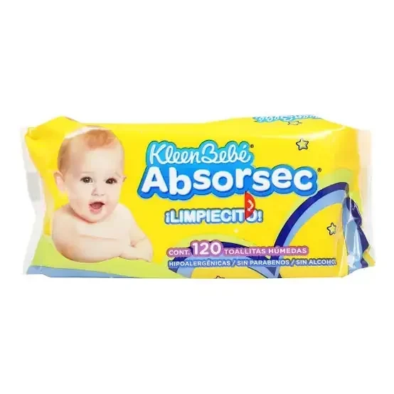 Absorsec toallitas humedas 90pz