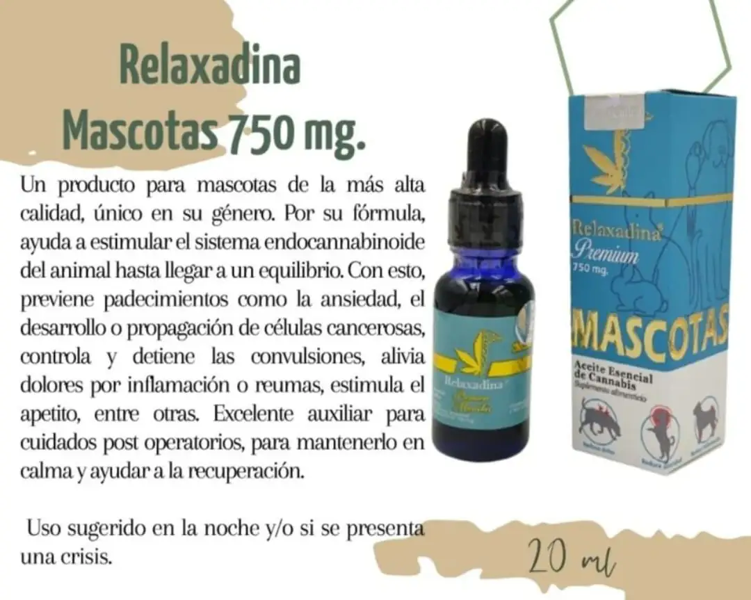 CBD mascotas 750 mg 20 ml