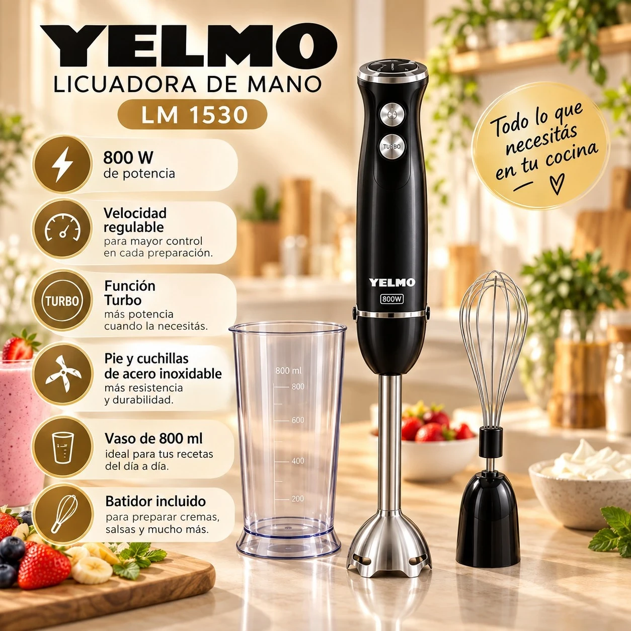MINIPIMER YELMO LM-1530 *CONSULTA DISPONIBILIDAD CON EL VENDEDOR*