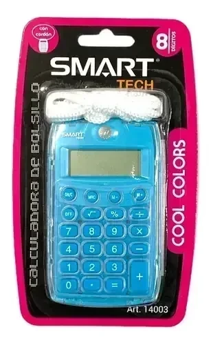 Calculadora smart cool color 8 digitos 2