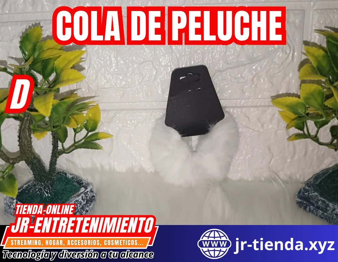 COLA DE PELUCHE DE VARIOS COLORES 9