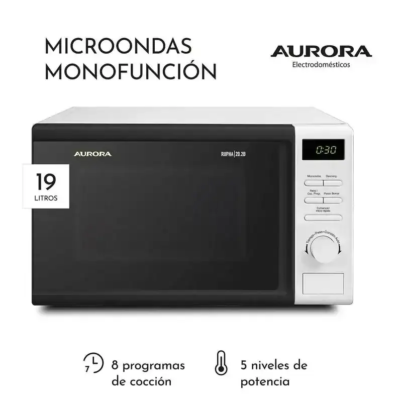 Microondas Aurora 20 Litros RUPHA 20.2B