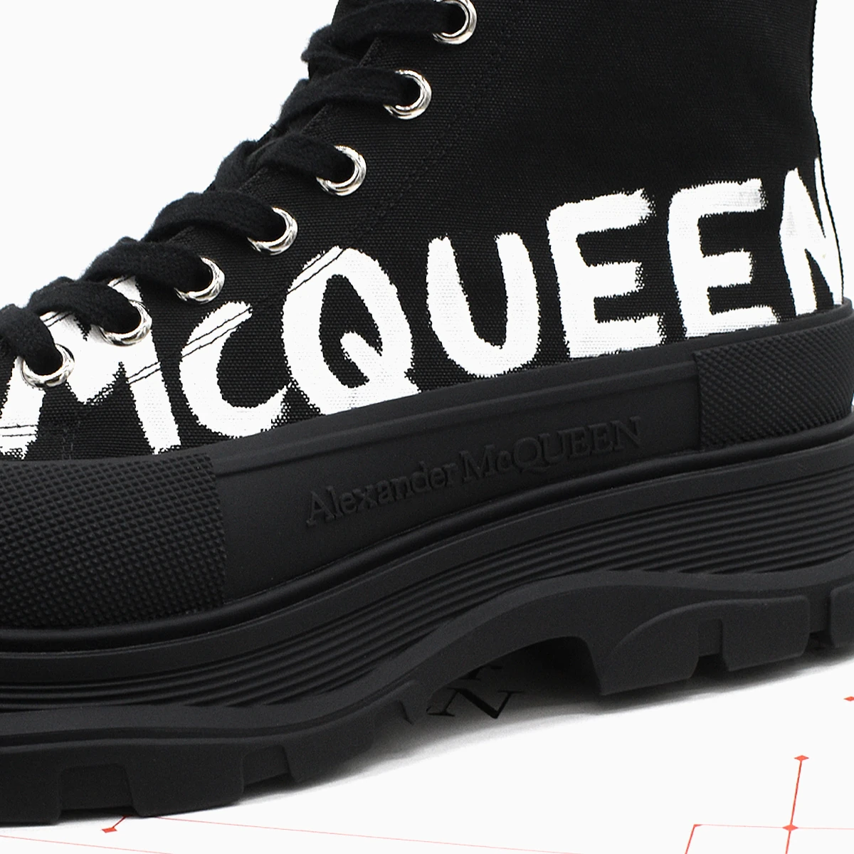 Bota Alexander McQueen Grafitti 7