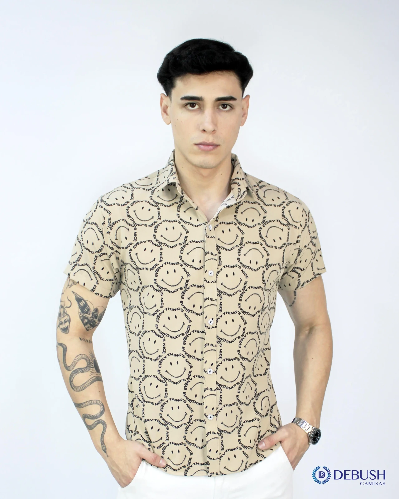 Camisa en seda francesa 