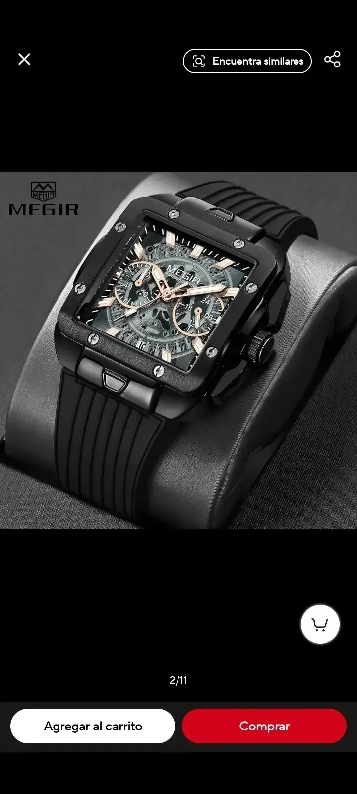 MEGIR Reloj de Cuarzo para Caballeros en Oferta especial. 5
