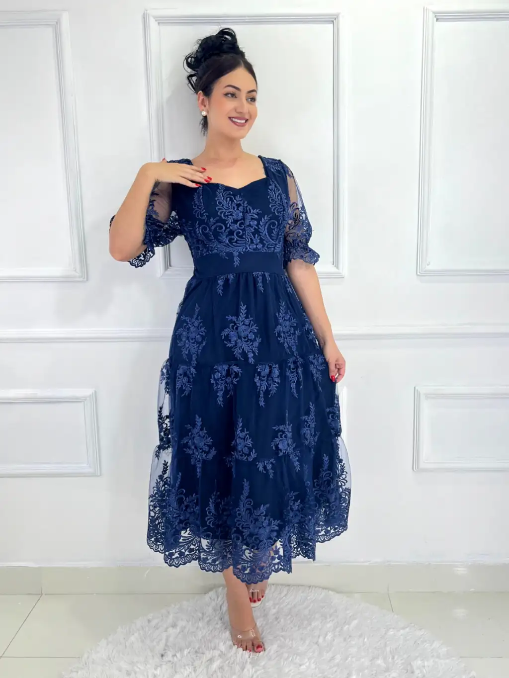  Vestido Princesa Midi 4