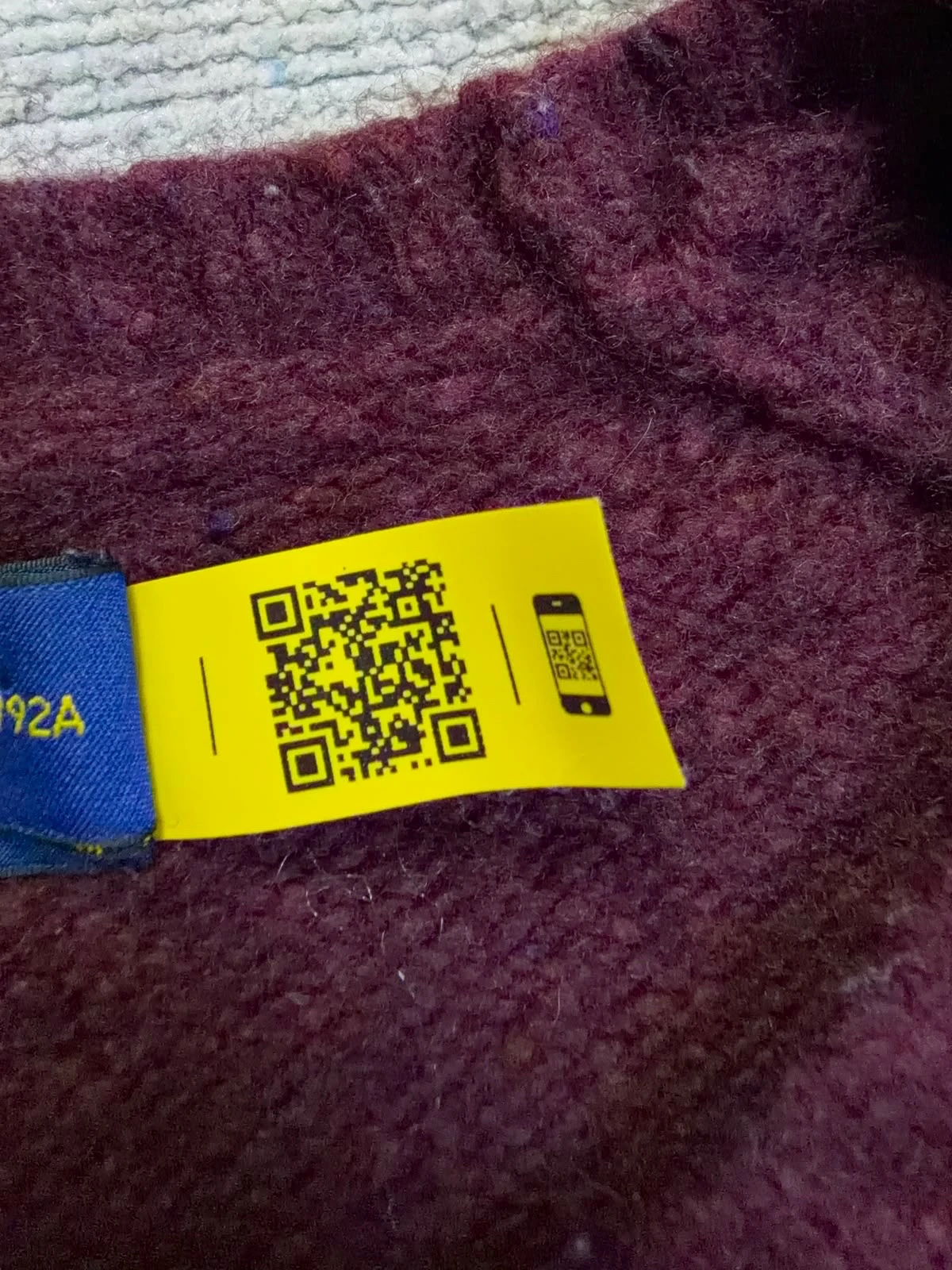 Sweater Polo Ralph Lauren Vino Tinto Lana Hombre Talla S 6