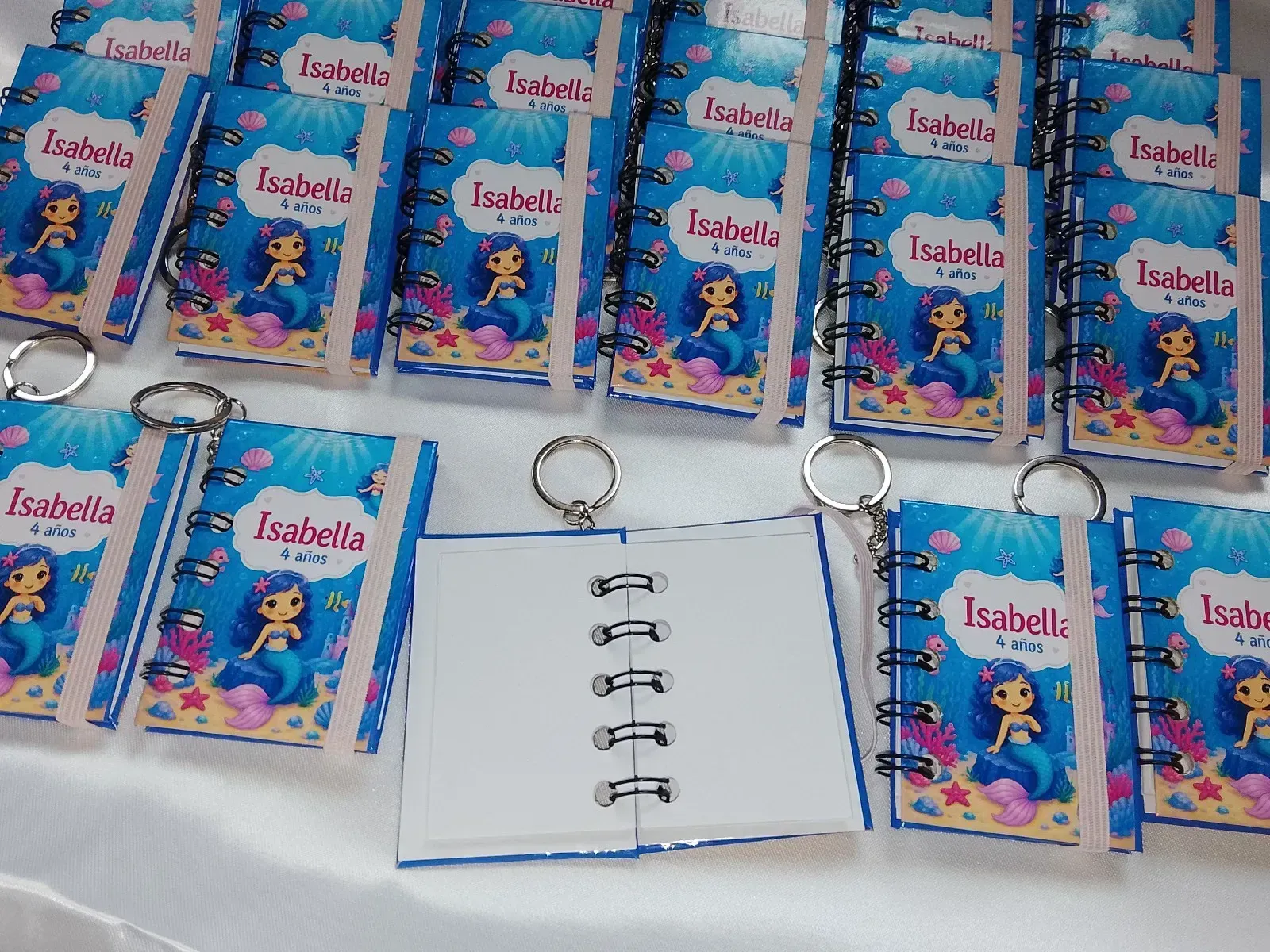 Mini libreta llaveros pack por 10 unidades. 2