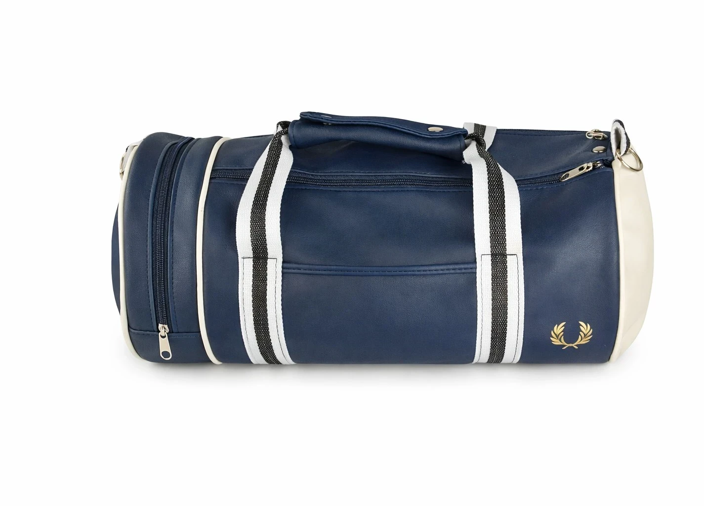Bolso estilo barril azul rey  2