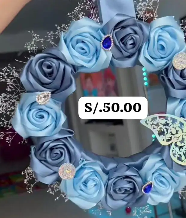 Corona de rosas eternas 