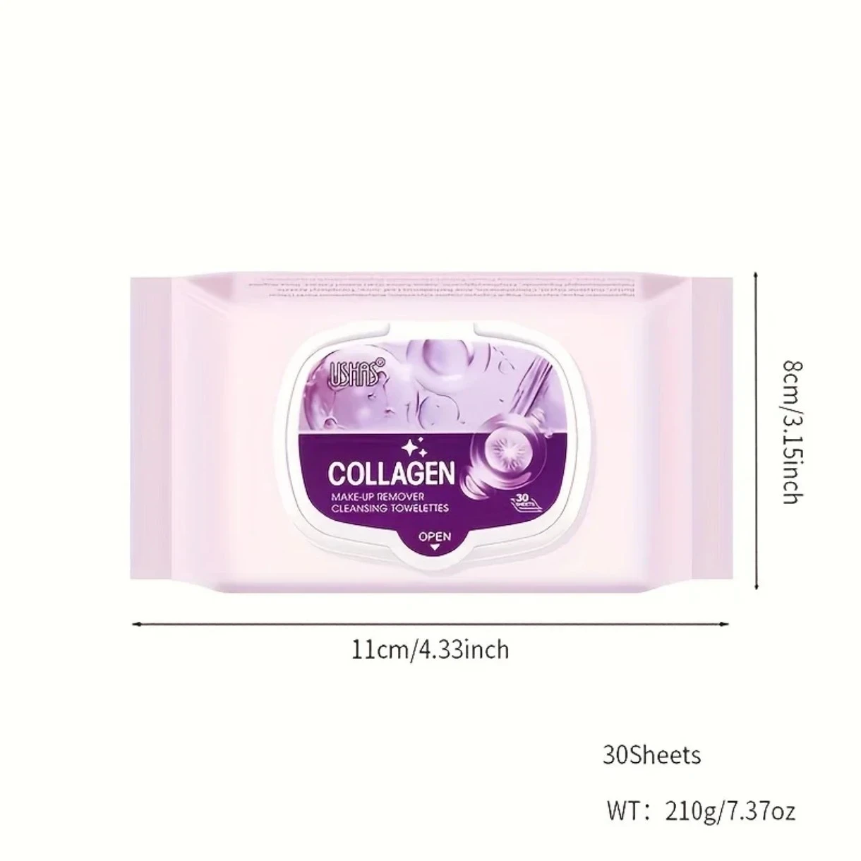 🌸 Toallitas Desmaquillantes con Colágeno – USHAS 🌸💖 5