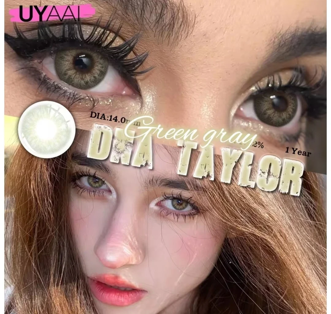 Lentes de contacto - Referencia: DNA TAYLOR / GREEN GRAY 