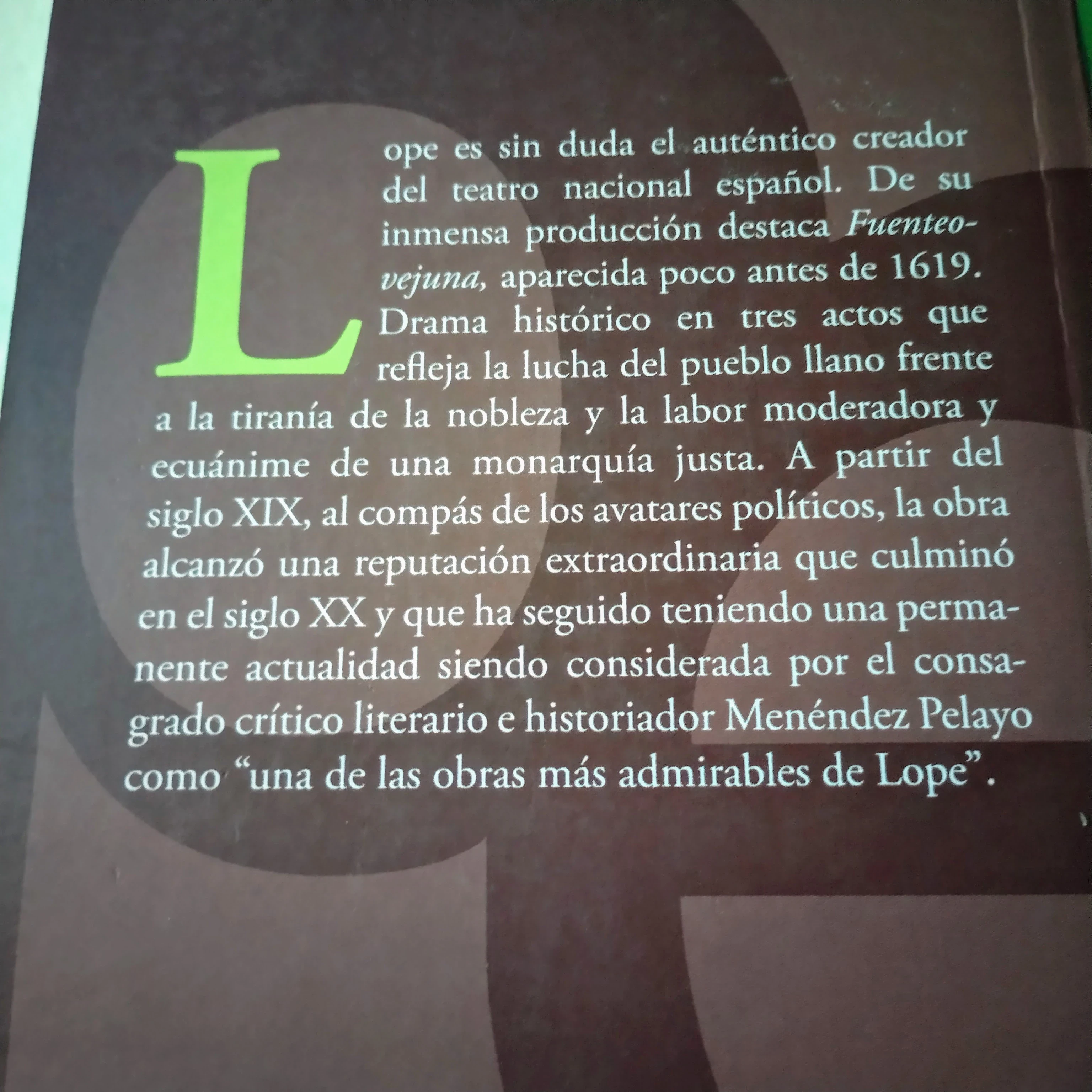 Fuenteovejuna, Lope de Vega, nuevo 2