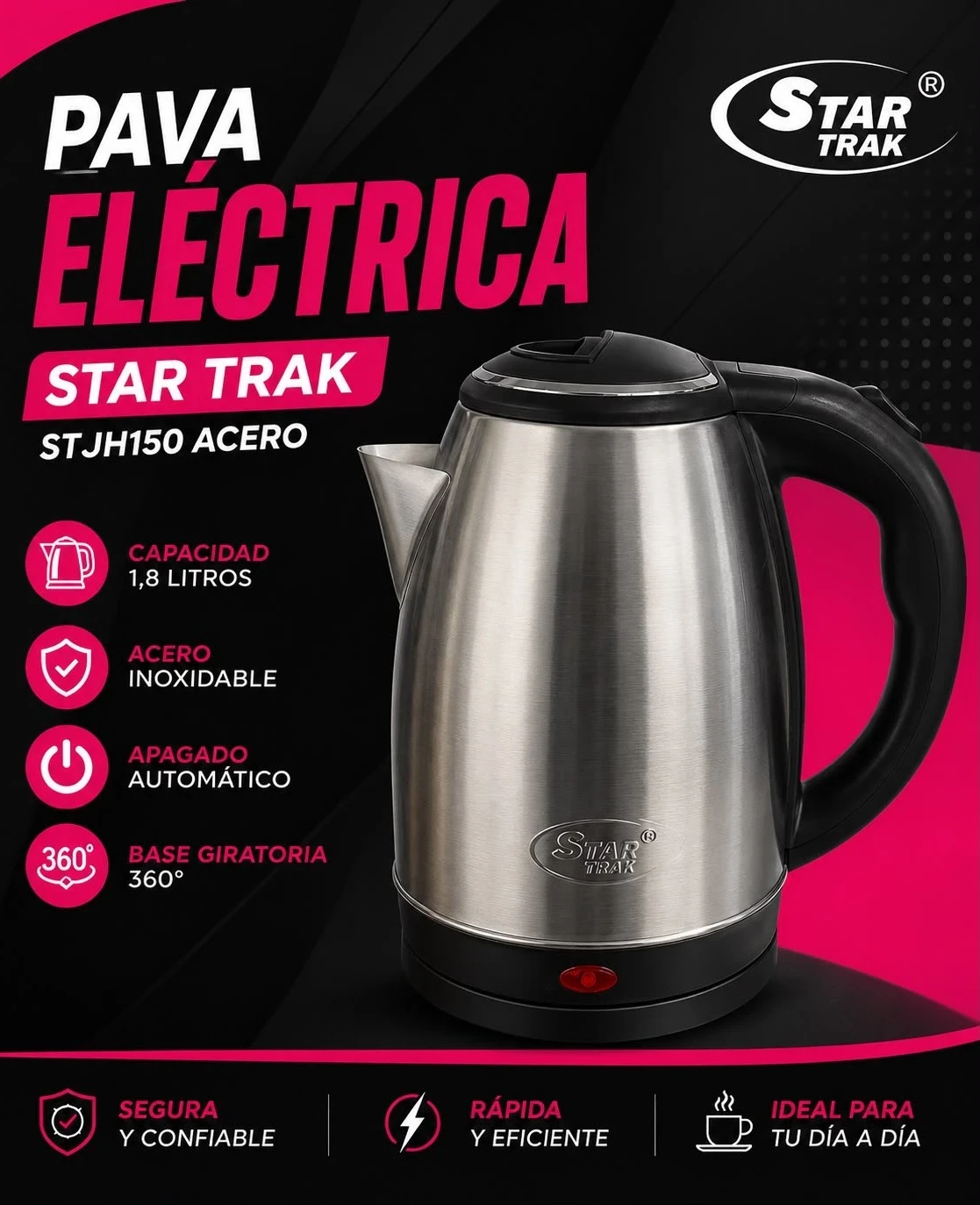 PAVA ELECTRICA STAR TRAK     STJH150 ACERO 