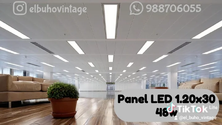 Panel LED 1.20x30cm 48w 6