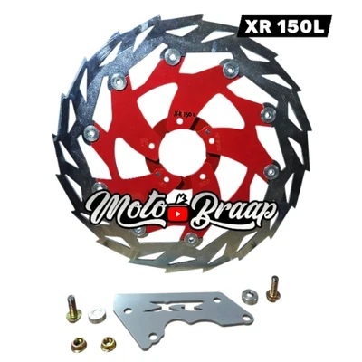 DIS XR 150 L Disco flotante rojo Depredador acero 320 mm