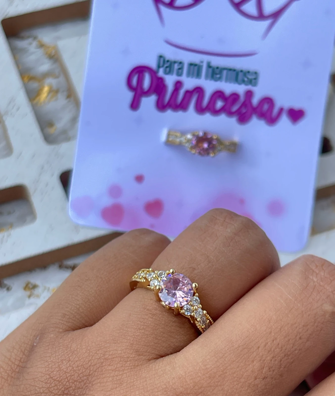 Anillo ajustable princesa