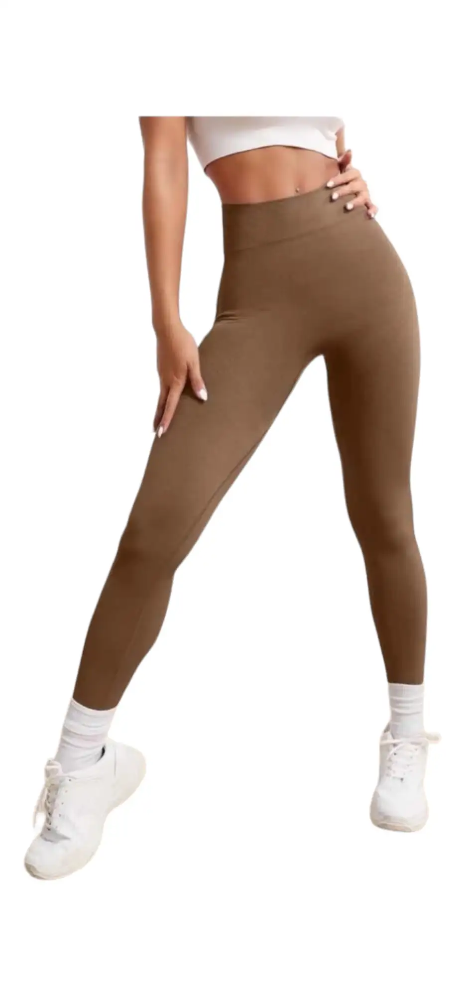 Licra Larga Deportiva Sencilla color Café 