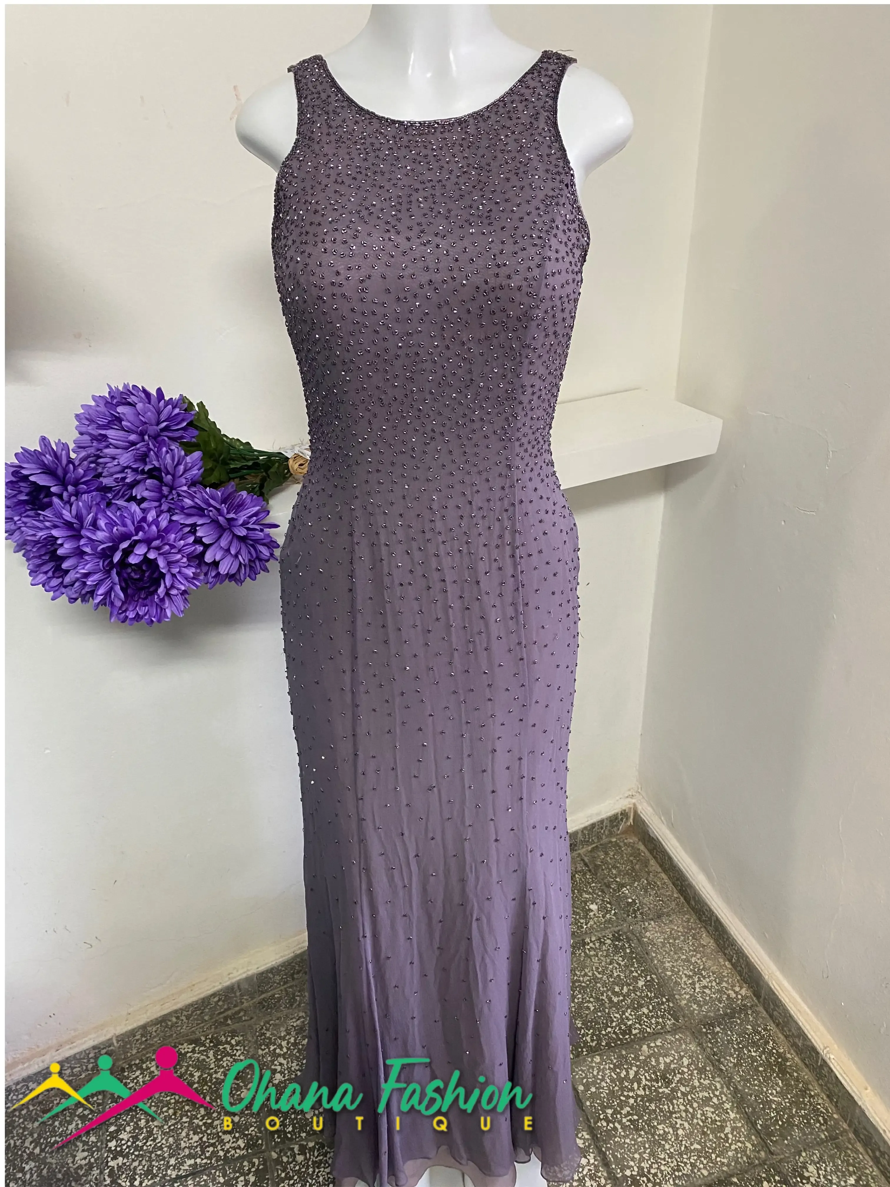 Vestido Largo, Talla 8