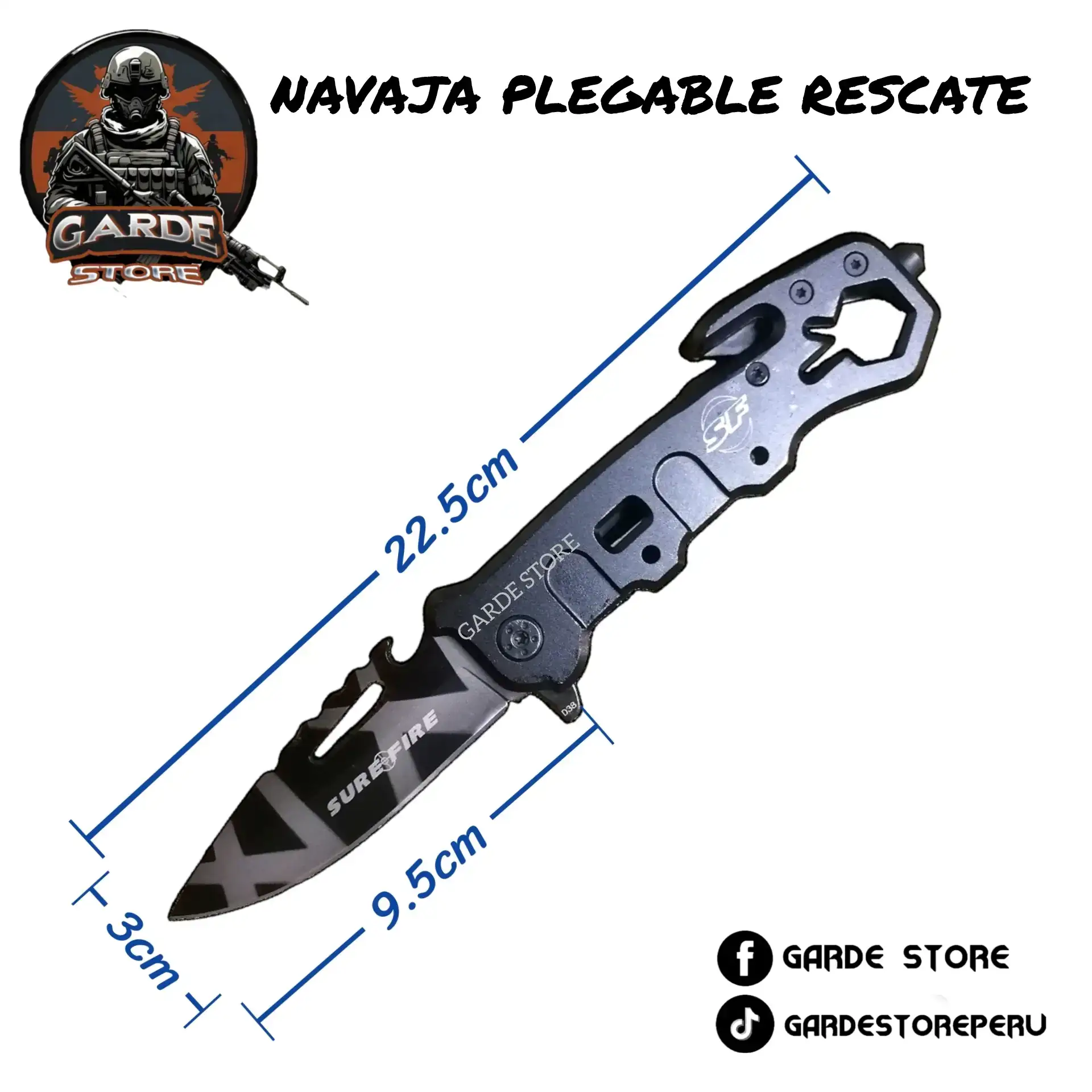 Navaja rescate sure fire 4