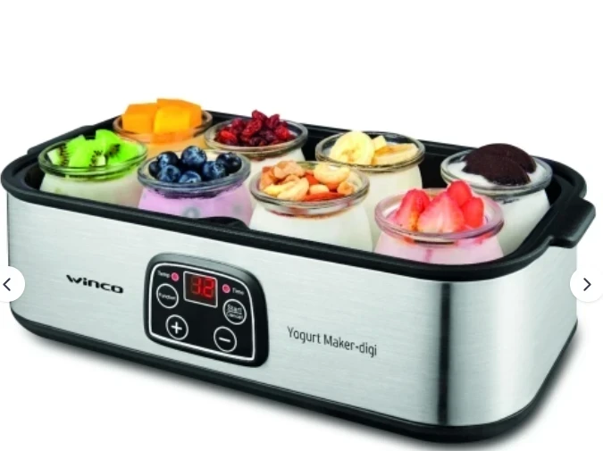 YOGURTERA DIGITAL WINCO INOX 8 VASOS