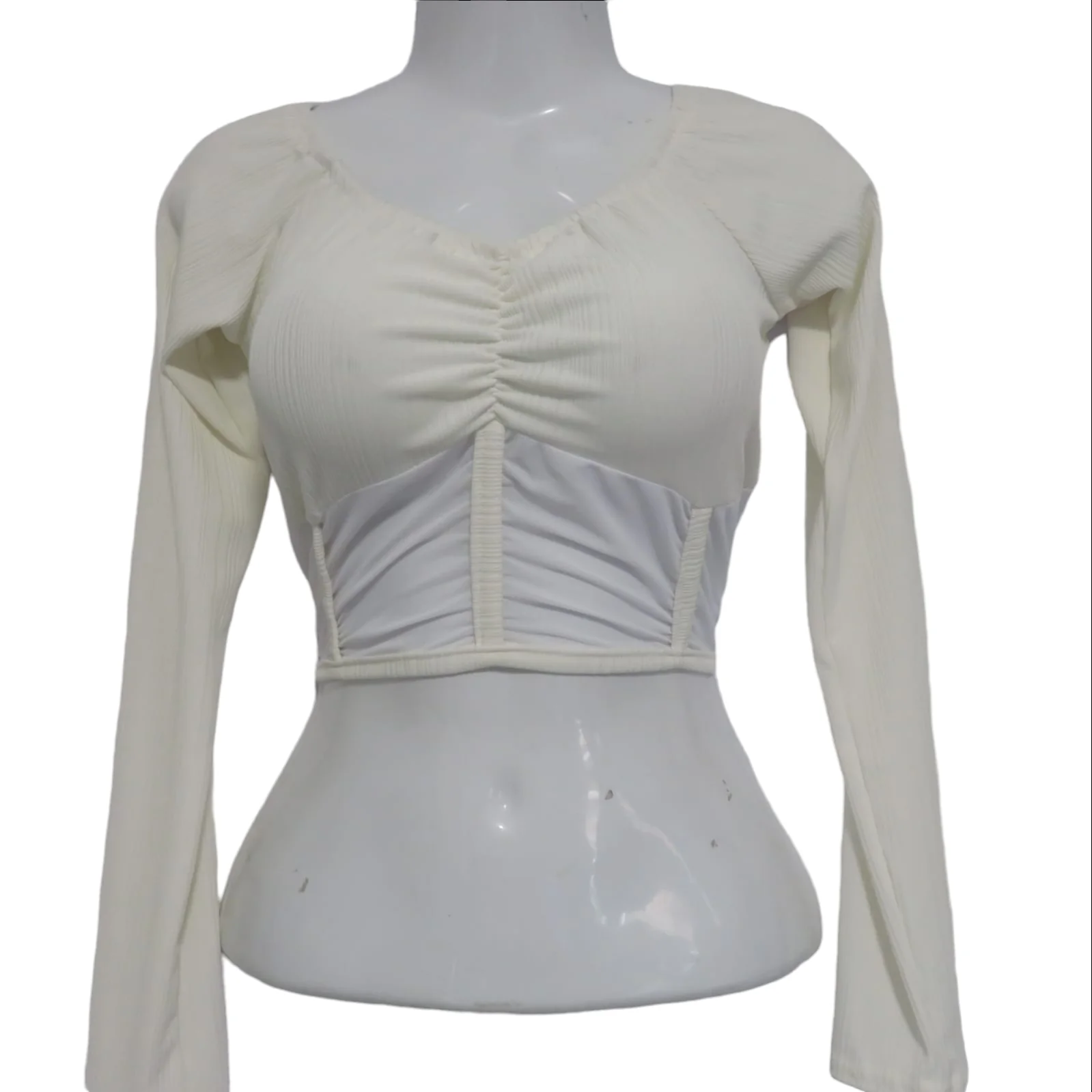Top mesh blanco
