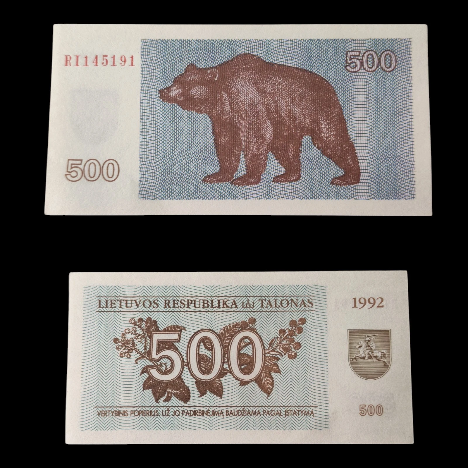 ° Lituania 500 Talonas UNC