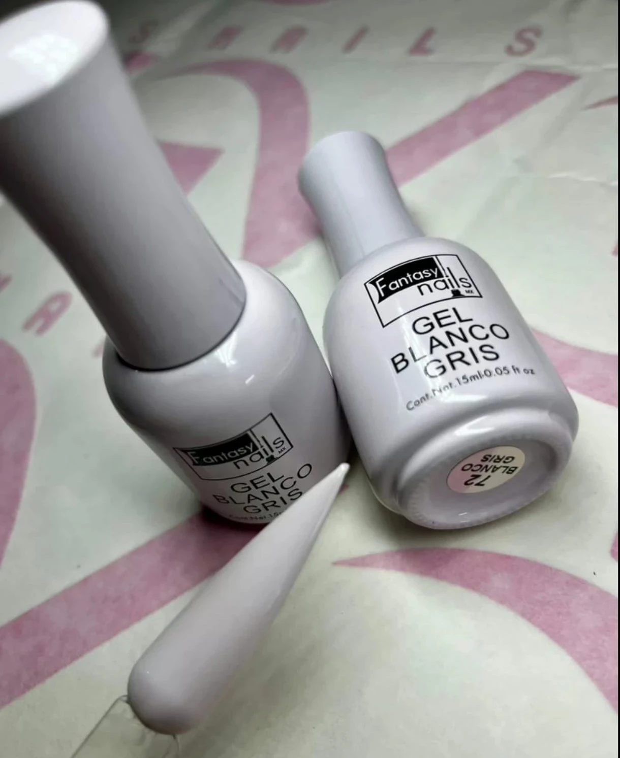 Gel # 72 blanco gris 15 ml 