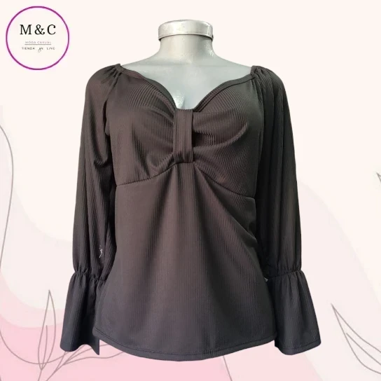 Blusa rib Unitalla 