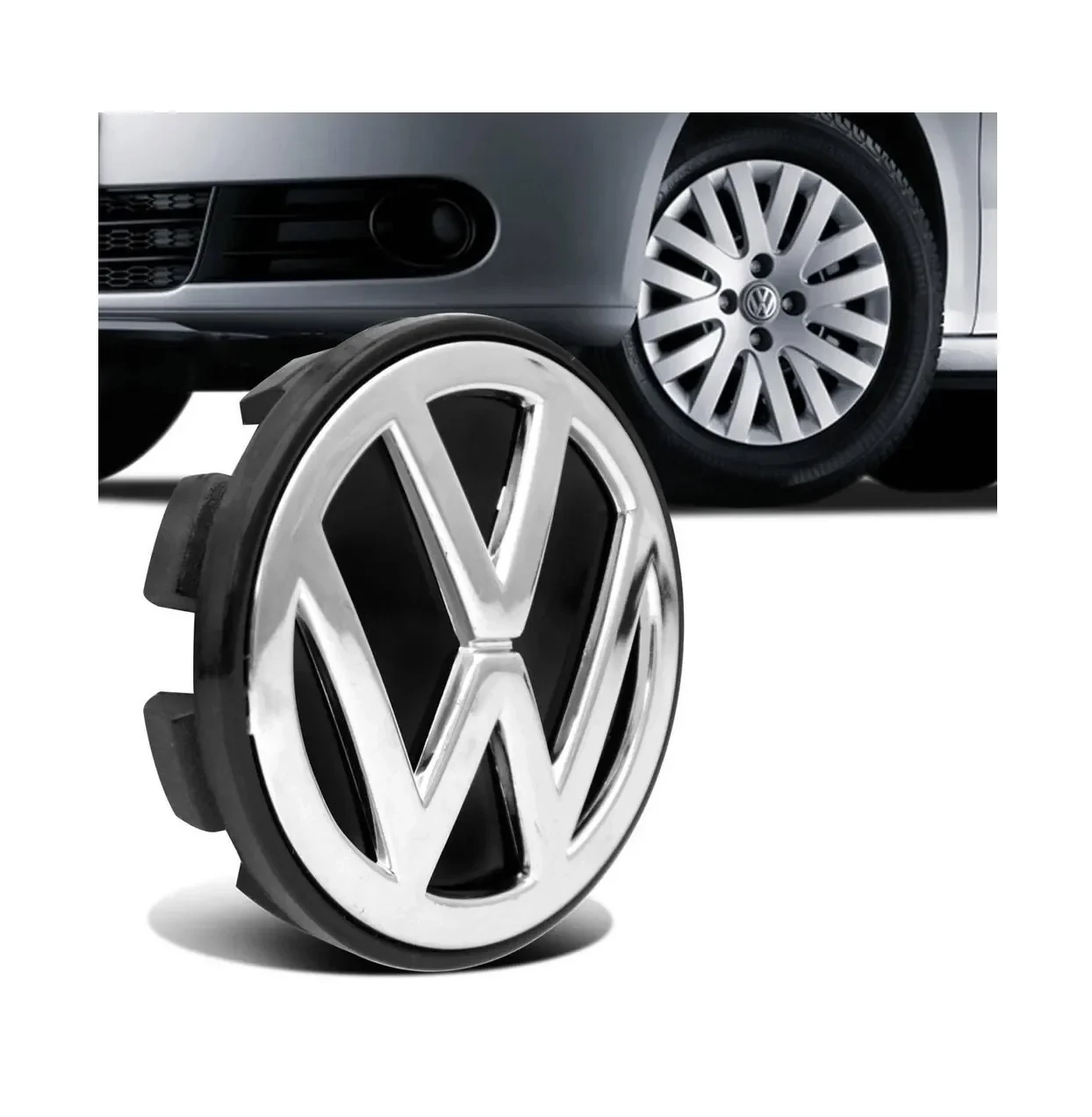 Tapa cubo Vw 51mm Gol / Saveiro / 692420 (Alto relieve)