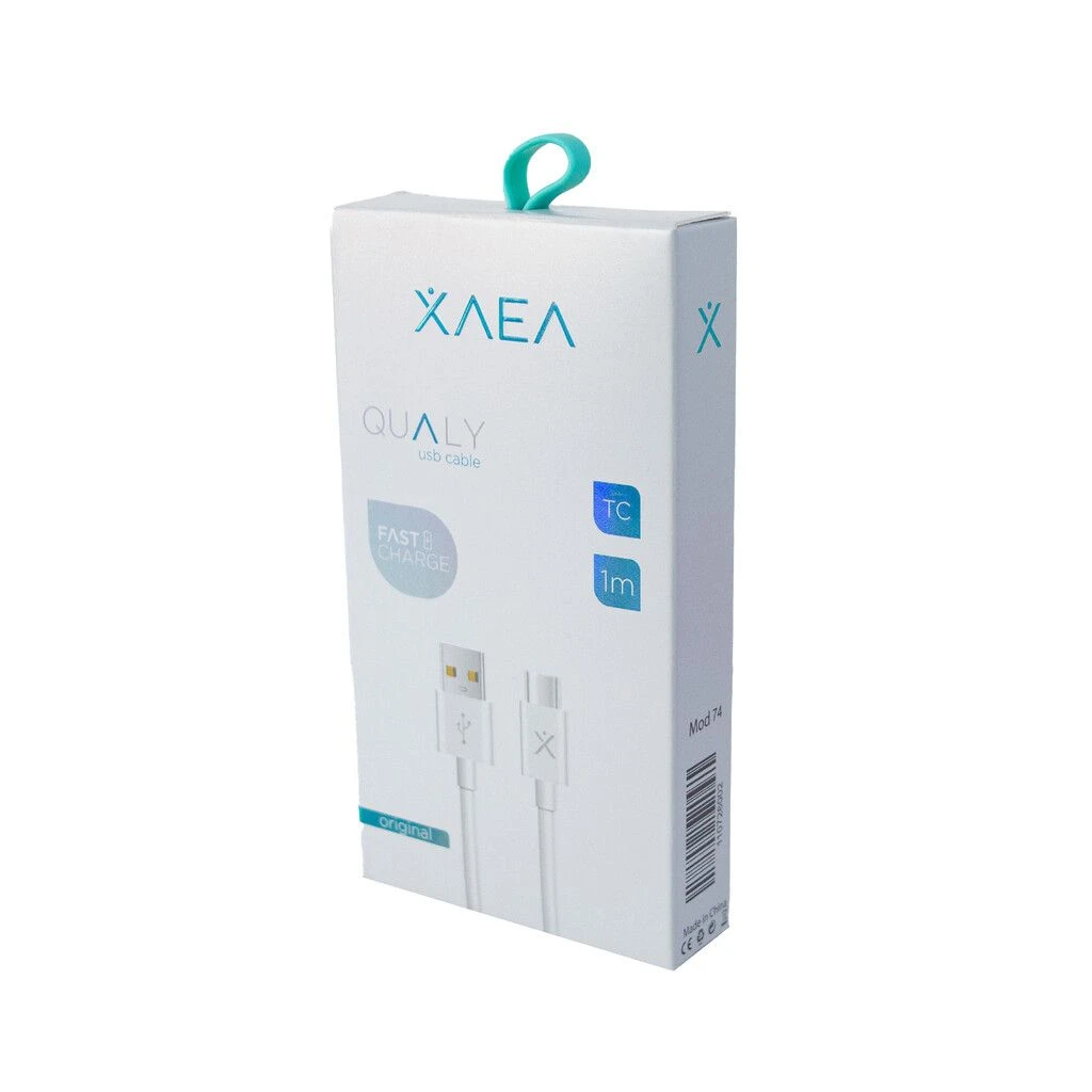 CABLE USB MOD 74 QUALY 4.4 AMP – XAEA – TIPO C – 1 MTS