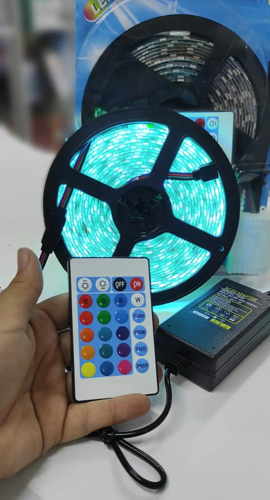 Profesionales 😍🎉😱Luces LED 5 mts con control calidad 10/10 3