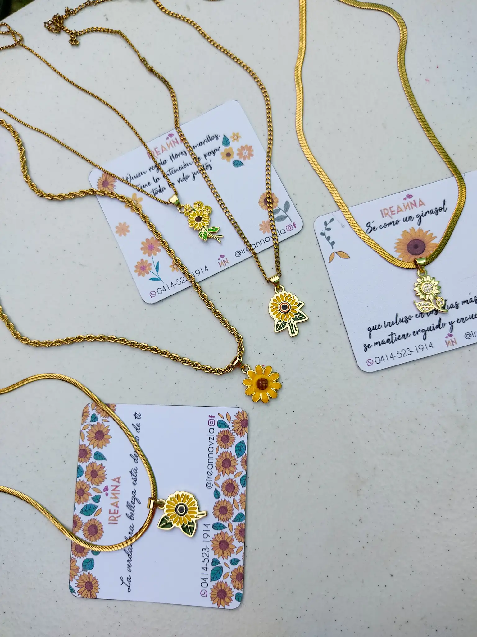 Cadenas de girasol 🌻 3