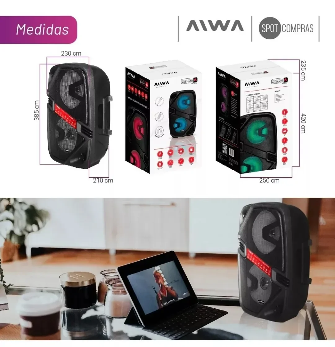PARLANTE AIWA P450D 3