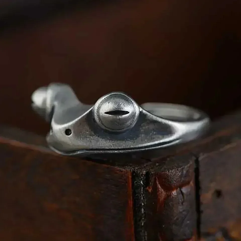 ANILLO RANA PLATEADA  3