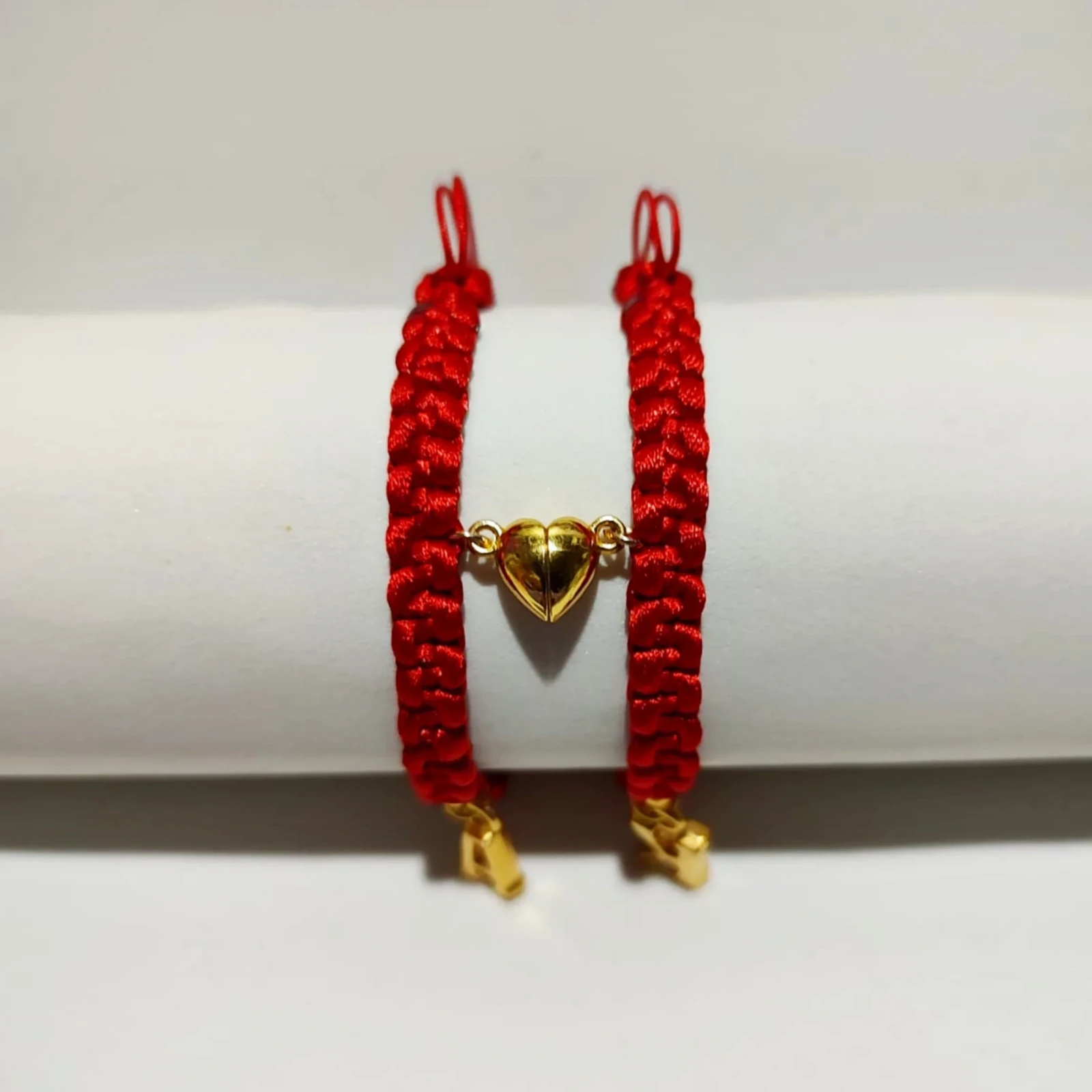 Dúo Pulseras de Iniciales Rojas 5