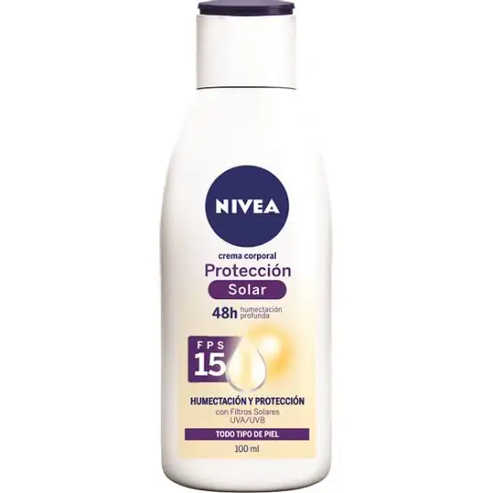 Crema corporal Nivea protección solar FPS 15 
