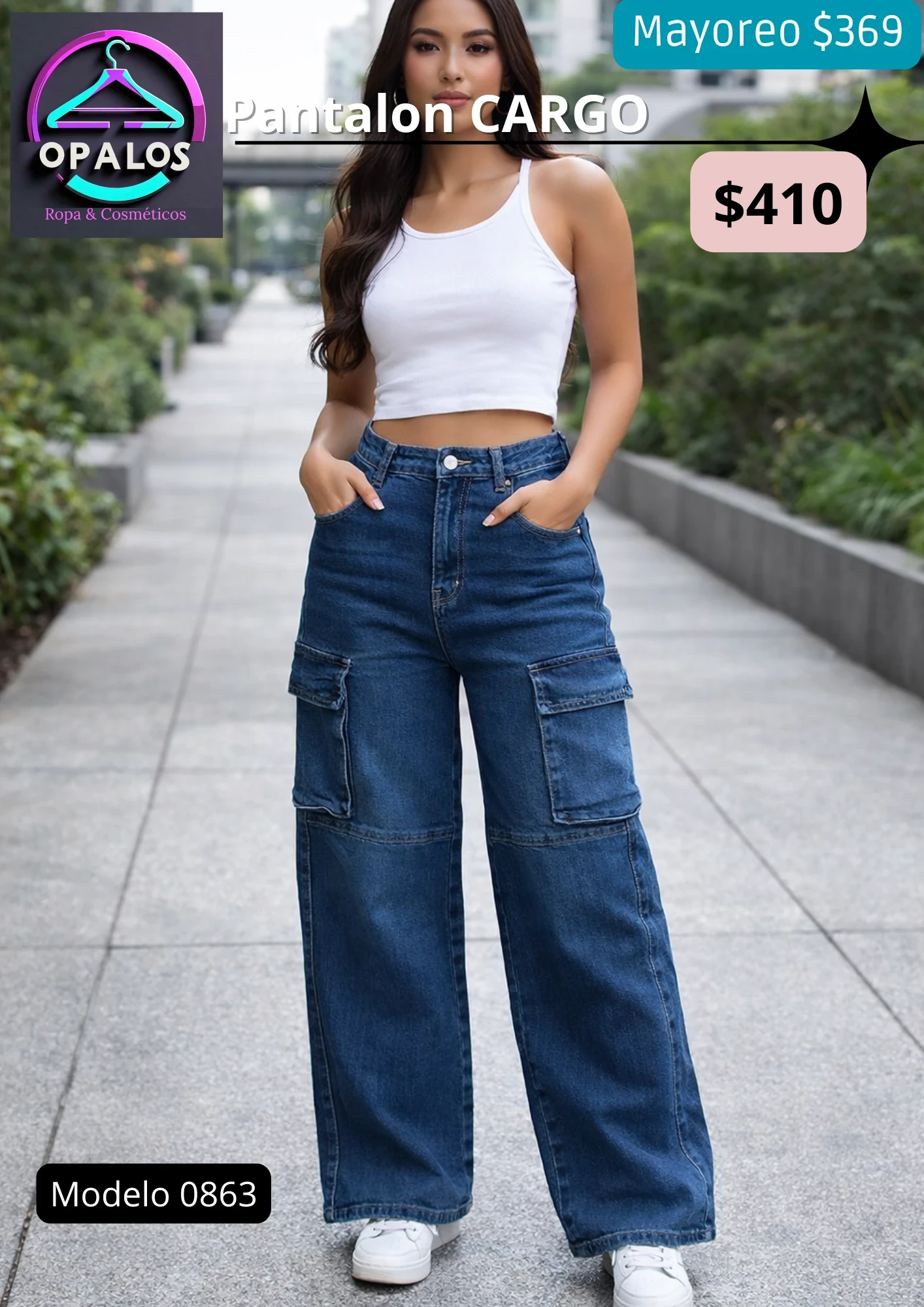 Pantalon Tipo Cargo