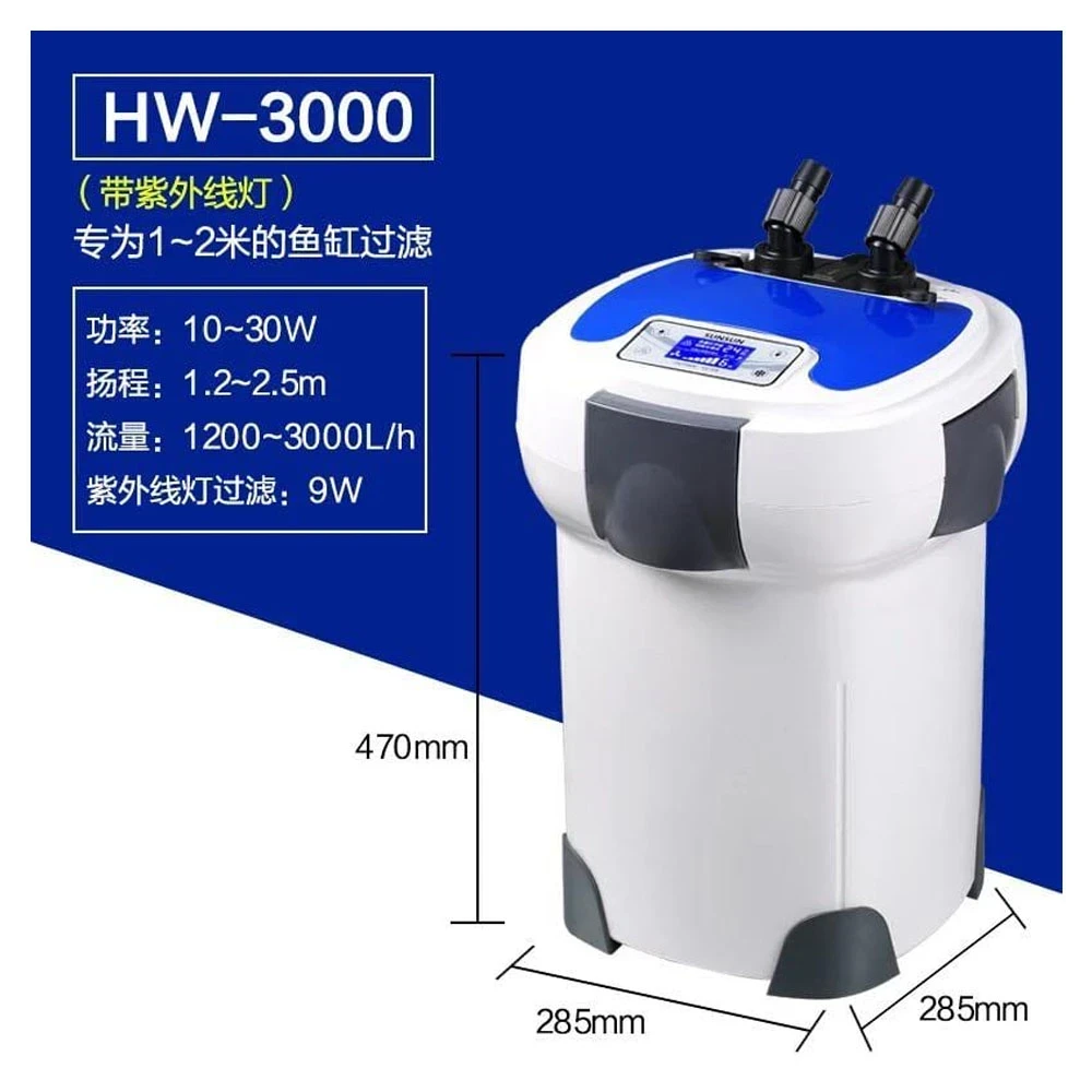 Filtro Canister Sunsun HW-3000 UV 30w 3000l/h 3